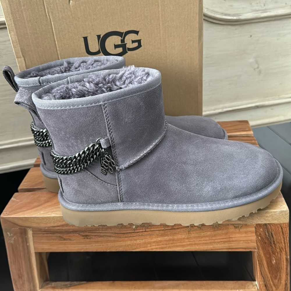 UGG Women's Gray Ankle Boots